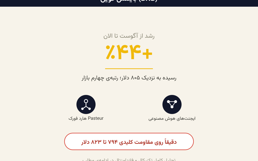 تحلیل ارز BNB