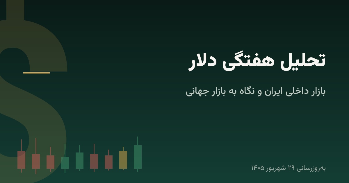 تحلیل هفتگی دلار: بازار داخلی ایران و نگاه به بازار جهانی