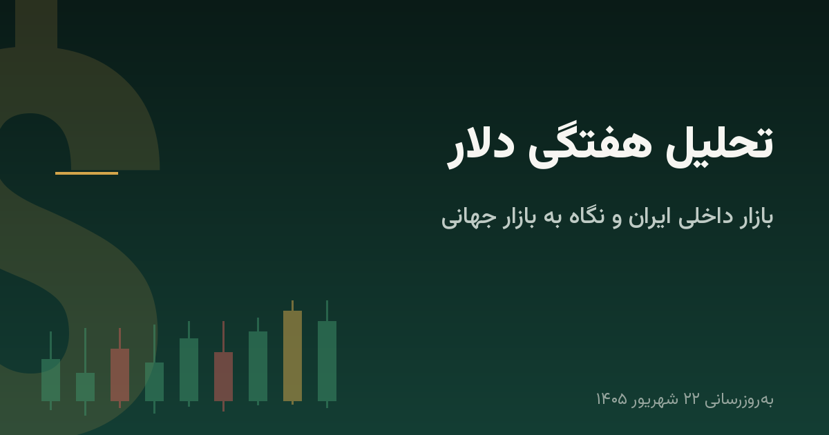تحلیل هفتگی دلار: بازار داخلی ایران و نگاه به بازار جهانی